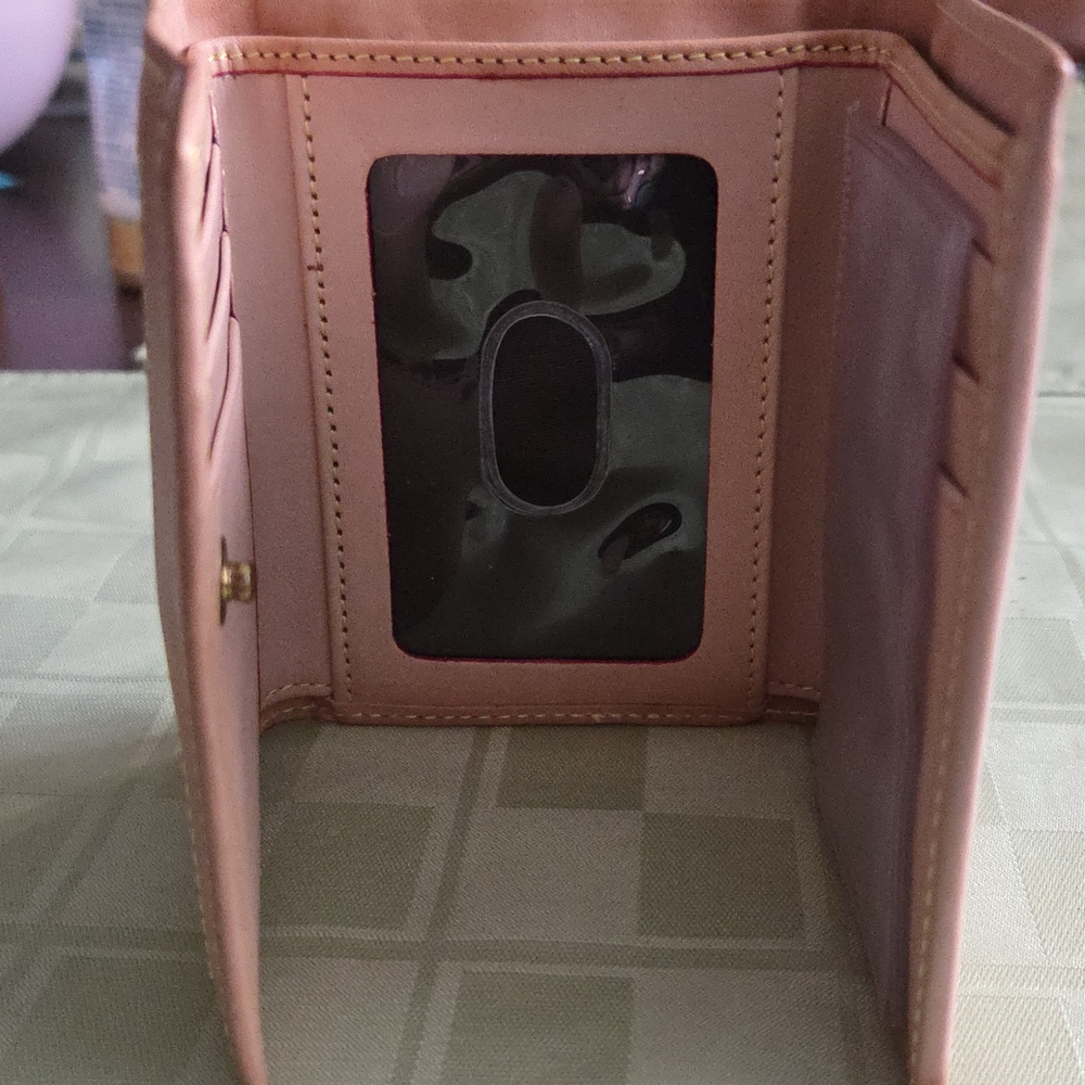 Dooney & Bourke Lavender Tri-Fold Wallet - Picture 3 of 4